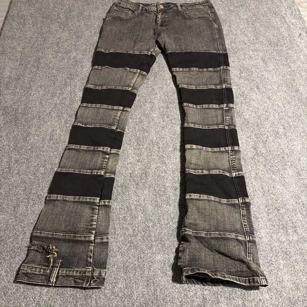 Cooper 9 Los Angeles Mens 34 Black Skinny Straight Stretchy 5 Pocket Design